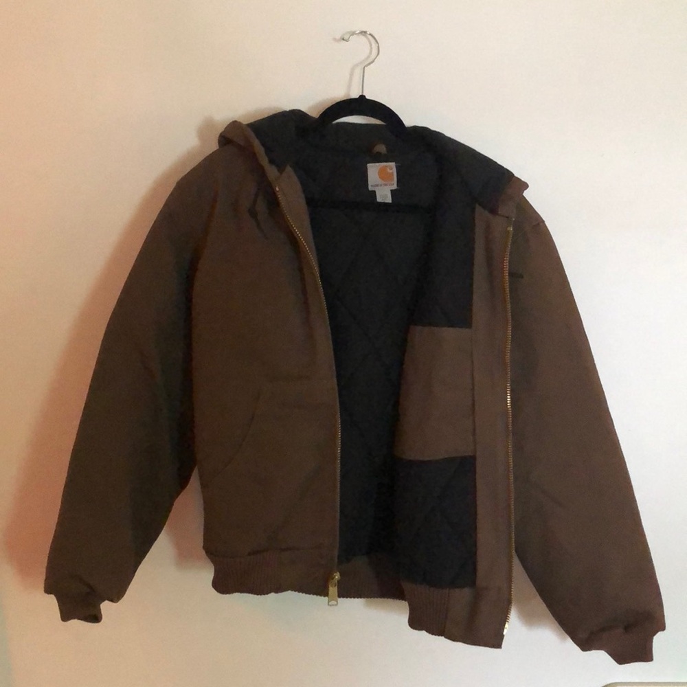 carhartt active wear quilted jacket